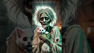 OMG Zombie Granny Breaks Into a Kittens House 😱🧟 cat rescueanimals zombie [upl. by Uyekawa]