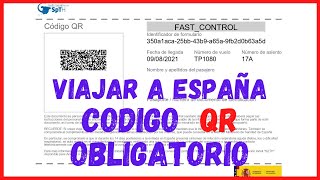 Formulario Control Sanitario para Ingresar a España 2022 CODIGO QR Spain Travel Health paso a paso [upl. by Rhea694]