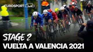 Vuelta a Valencia 2021  Stage 2 Highlights  Cycling  Eurosport [upl. by Yc]