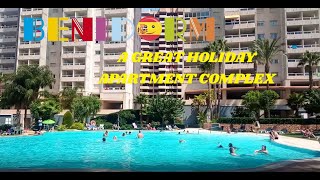 Benidorms Gemelos 22 Apartments  FLY ON THE WALL LOOK☀️🌊🌴 GARDENS amp POOL IN RINCON🏢🇪🇦 benidorm [upl. by Disraeli]