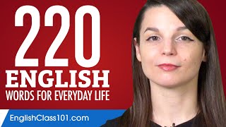 220 English Words for Everyday Life  Basic Vocabulary 11 [upl. by Uttica7]