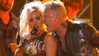 How the Lady Gaga Metallica Duet Happened at the 2017 Grammy Awards  ABC News [upl. by Norine965]