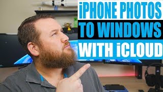 How to Transfer Photos from an iPhone iOS to a Windows PC with iCloud [upl. by Dail923]