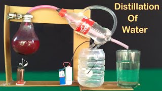 How To Make Distilled Water at home 💧💦  Homemade Distilled Water  Distillation process [upl. by Haven870]