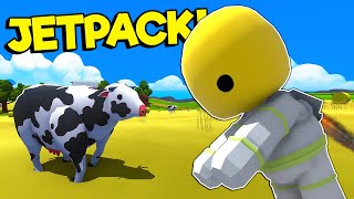 Using the NEW JETPACK to Find Secrets  Wobbly Life Update Ragdoll Gameplay [upl. by Kania]