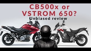 Vstrom or Cb500x Which makes a better bike [upl. by Jacqueline]