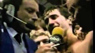 Barry McGuigans post Eusebio Pedroza fight interview [upl. by Nagam]