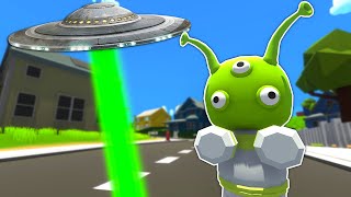 We Found an Alien UFO While Delivering Pizza  Wobbly Life Ragdoll Gameplay Multiplayer [upl. by Dream]