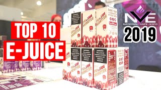 TOP 10 BEST VAPE JUICES FROM NVE 2019 [upl. by Jake]