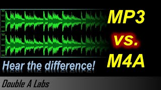 M4A vs MP3 Audio Quality Comparison [upl. by Kari]