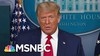 Trump Touts Stock Market Numbers After Dow Hits 30000 Amid Vaccine Transition News  MSNBC [upl. by Adieren]