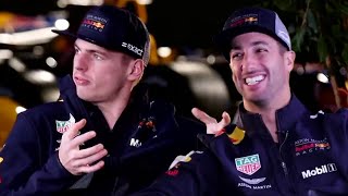 On The Sofa with Daniel Ricciardo and Max Verstappen [upl. by Eustatius]