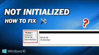 How to Fix External Hard Drive Not Initialized [upl. by Isak]