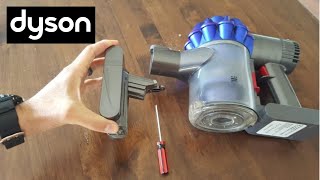 HOW TO REPLACE DYSON V6 BATTERY  DYSON BATTERY REPLACEMENT TUTORIAL [upl. by Rachel716]