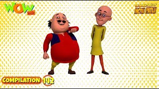 Motu Patlu  Non stop 3 episodes  3D Animation for kids  142 [upl. by Anehsuc954]