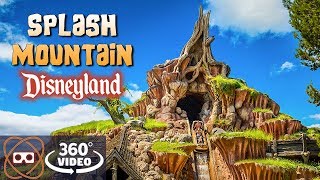 5k 360 Disney Splash Mountain Log Ride  Disneyland Full 360 POV [upl. by Beret]