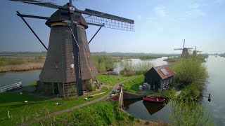 Los molinos de Kinderdijk  NATIONAL GEOGRAPHIC ESPAÑA [upl. by Atiroc]