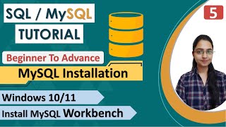 5  How to install MySQL 8030 Server and Workbench on Windows 10  Latest Version  Step by Step [upl. by Ahcsatan]