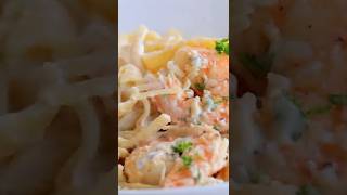 Easy Shrimp Alfredo Pasta shorts [upl. by Agata]