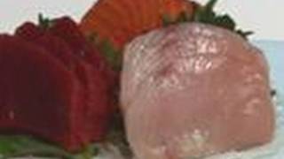 How To Prepare Sashimi  Salmon Tuna amp Yellowtail [upl. by Siuqramed829]