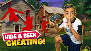 I CHEATED in FORTNITE HIDE and SEEK  Royalty Gaming [upl. by Coulombe760]