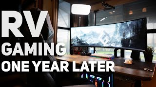 RV Gaming Setup Tips After A Year  Updated Tour [upl. by Ellesij]