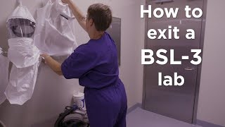 Biosafety Level 3 Lab Exit [upl. by Ecila66]