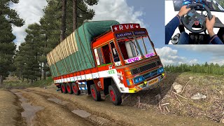 Transporting Heavy Excavator to Construction Site  Long Trailer Truck Driving  Android Gameplay [upl. by Etteniuqna]