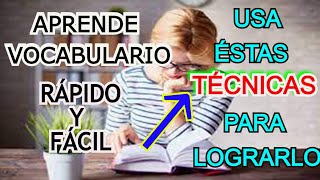 10 TIPS PARA APRENDER VOCABULARIO EN INGLÉS [upl. by Chere]