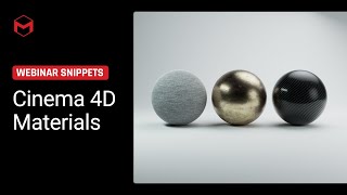 Understanding Cinema 4D Materials [upl. by Leciram]