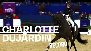 Charlotte Dujardin amp MSJ Freestyle Record Breaking Performance  FEI Dressage World Cup™ [upl. by Nodnab]