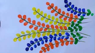 Finger Printing activity easy thumb painting [upl. by Moishe413]