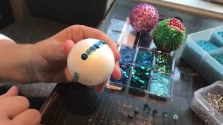 DIY Sequin Ornaments [upl. by Rimat12]