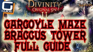 DIVINITY ORIGINAL SIN 2  Gargoyle Maze FULL PROPER Walkthrough amp How to open too heavy Tomb [upl. by Aric]