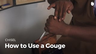 How to Use a Gouge  Woodworking [upl. by Renie]