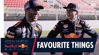 Daniel Ricciardo and Max Verstappen share their favourite things [upl. by Mehta]