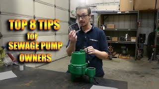 8 Things Sewage Pump Owners NEED to Know [upl. by Ellehcin766]