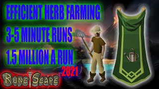 FAST amp EFFICIENT HERB RUN GUIDE 23MHR RUNESCAPE 3 [upl. by Redienhcs67]