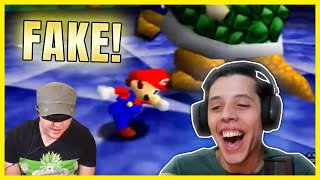 Pro Speedrunner reacts to quotObvious Cheater Fakes Blindfolded Super Mario 64 Speedrunquot [upl. by Atinal951]