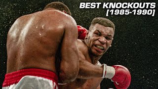 Mike Tyson’s best knockouts 19851990  ESPN Ringside [upl. by Aremahs]