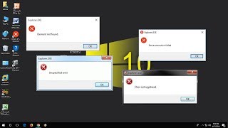 How to Fix All ExplorerExe Errors in Windows 1078 [upl. by Gromme]