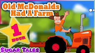 OLD MCDONALDS HAD A FARM 1hr compilation [upl. by Etteloiv342]