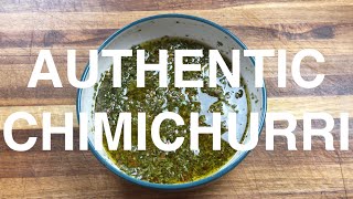 Authentic Argentine CHIMICHURRI sauce [upl. by Alexandr]