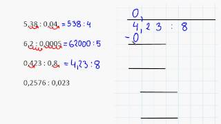 Dzielenie ułamków dziesiętnych [upl. by Mill]
