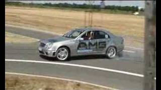 Mercedes Benz C55 AMG Drift around roundabout [upl. by Dowzall975]