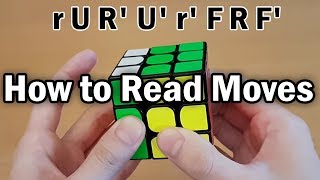 Rubiks Cube How to Read Algorithms Full Notation Guide [upl. by Onilegna]