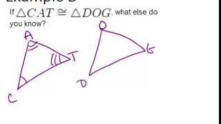 Creating Congruence Statements Examples Geometry Concepts [upl. by Adnohsar818]