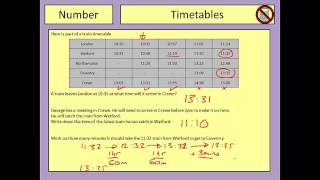 Train and Bus Timetables [upl. by Arte]