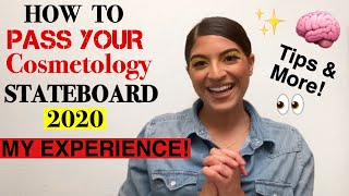 HOW TO PASS YOUR COSMETOLOGY STATEBOARD 2020  TIPS For Written amp Practical  MANIFESTATION [upl. by Delahk]