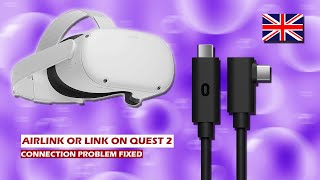 FIXED Oculus Link or Air Link not working on Quest 2 [upl. by Rehm]